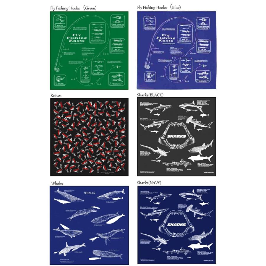 THE PRINTED IMAGE プリントイメージ Nature Color Print BANDANA ネイチャーカラー バンダナ 21910
