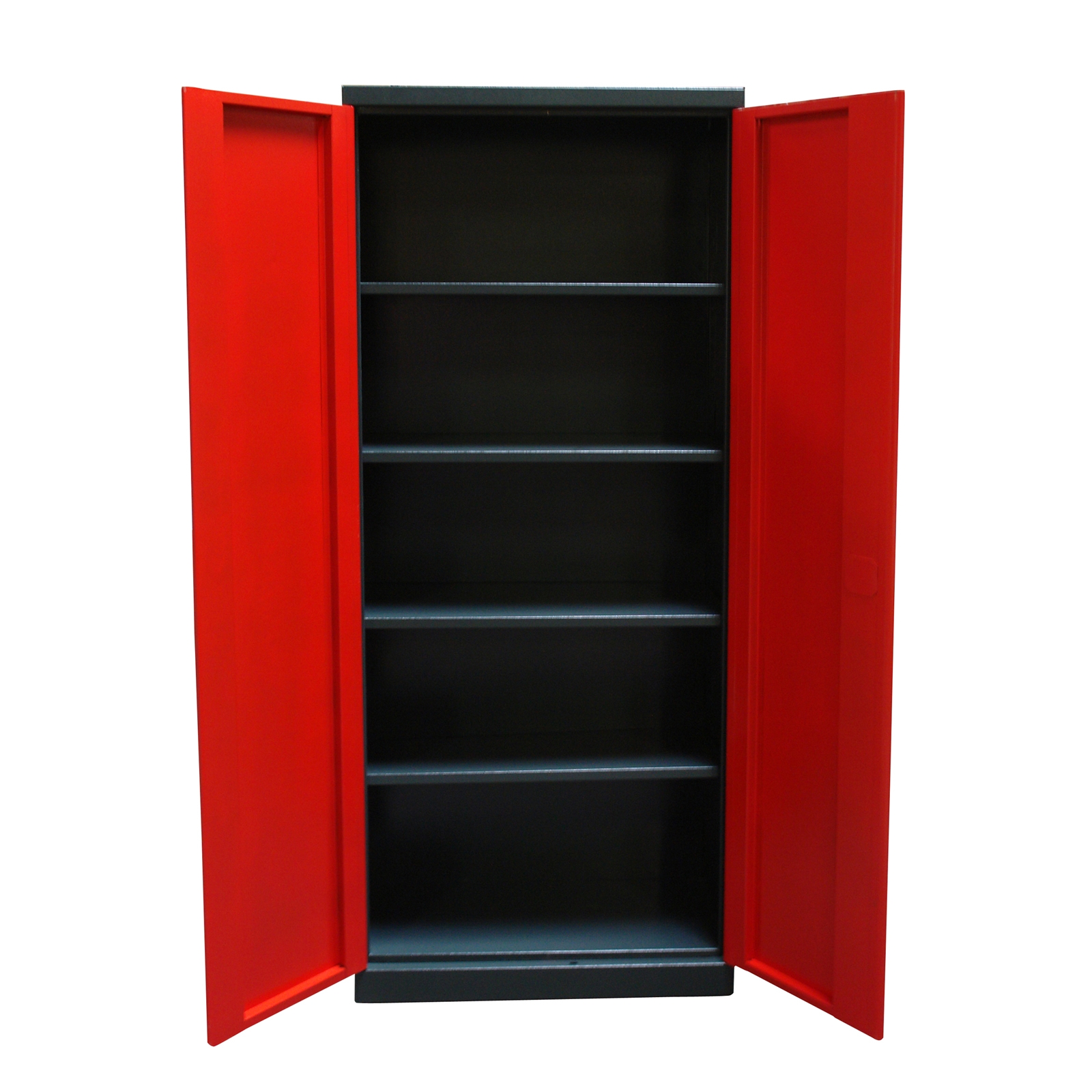 Metallschrank ROT 192 x 78 x 58 cm – Bild 3