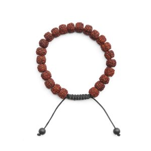 Armband Rudraksha 22 Perlen 10 mm